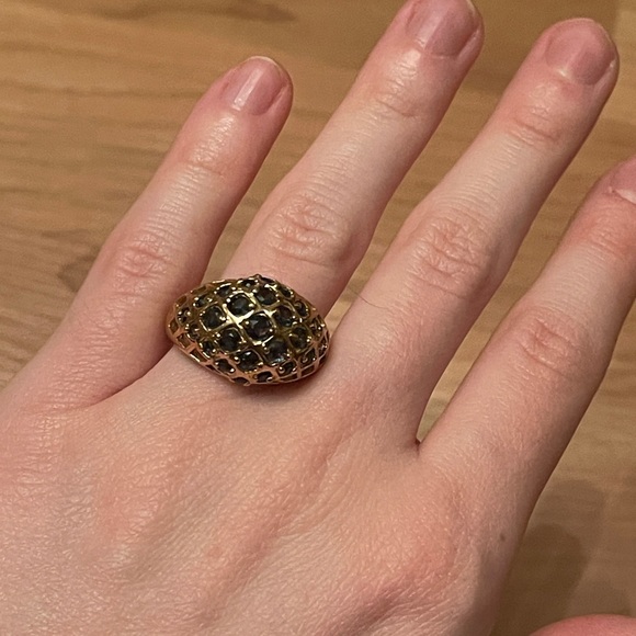 Vintage Sapphire Gold Women's Ring - Picture 3 of 8